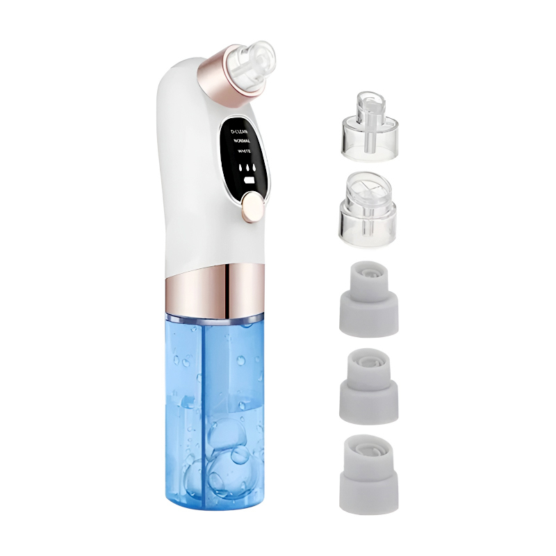 Portable Electric Rechargeable Bubble Blackhead Remover Pore Vacuum Cleaner with Interchangeable Heads - Image 7